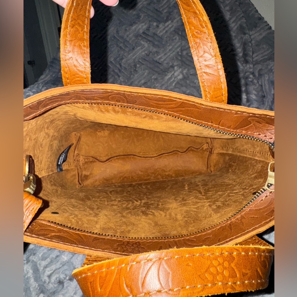 Portland Leather & Goods Leather Handbag - Tan - Picture 4 of 6